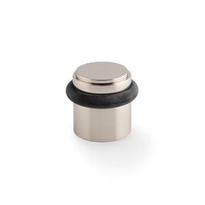 Brunel Floor Plain | Dörrstopp i Blank Nickel
