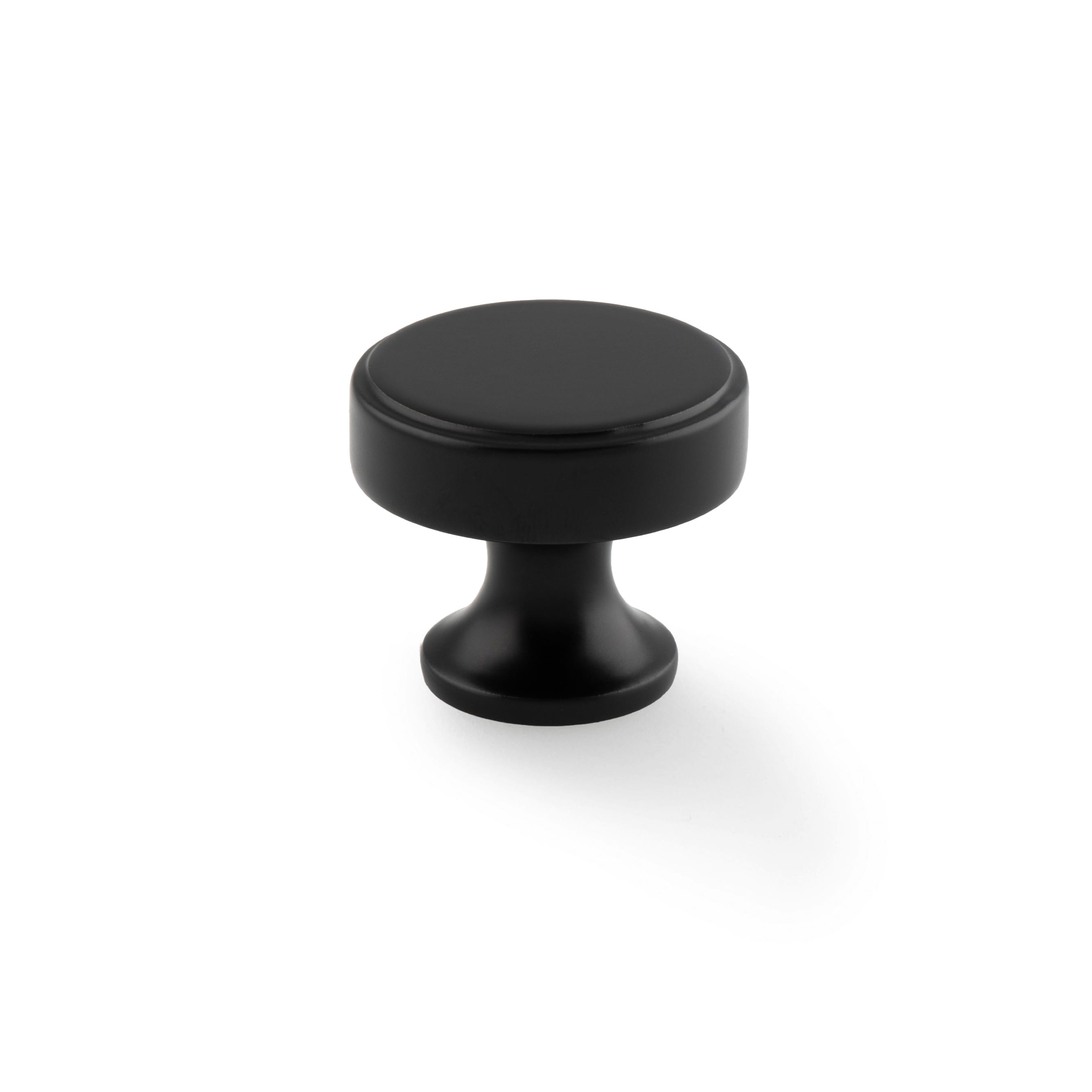 Havana | Knop i Sort Ø 38 mm x D 32,5 mm Alexander & Wilks AW855-38-BL FINICC