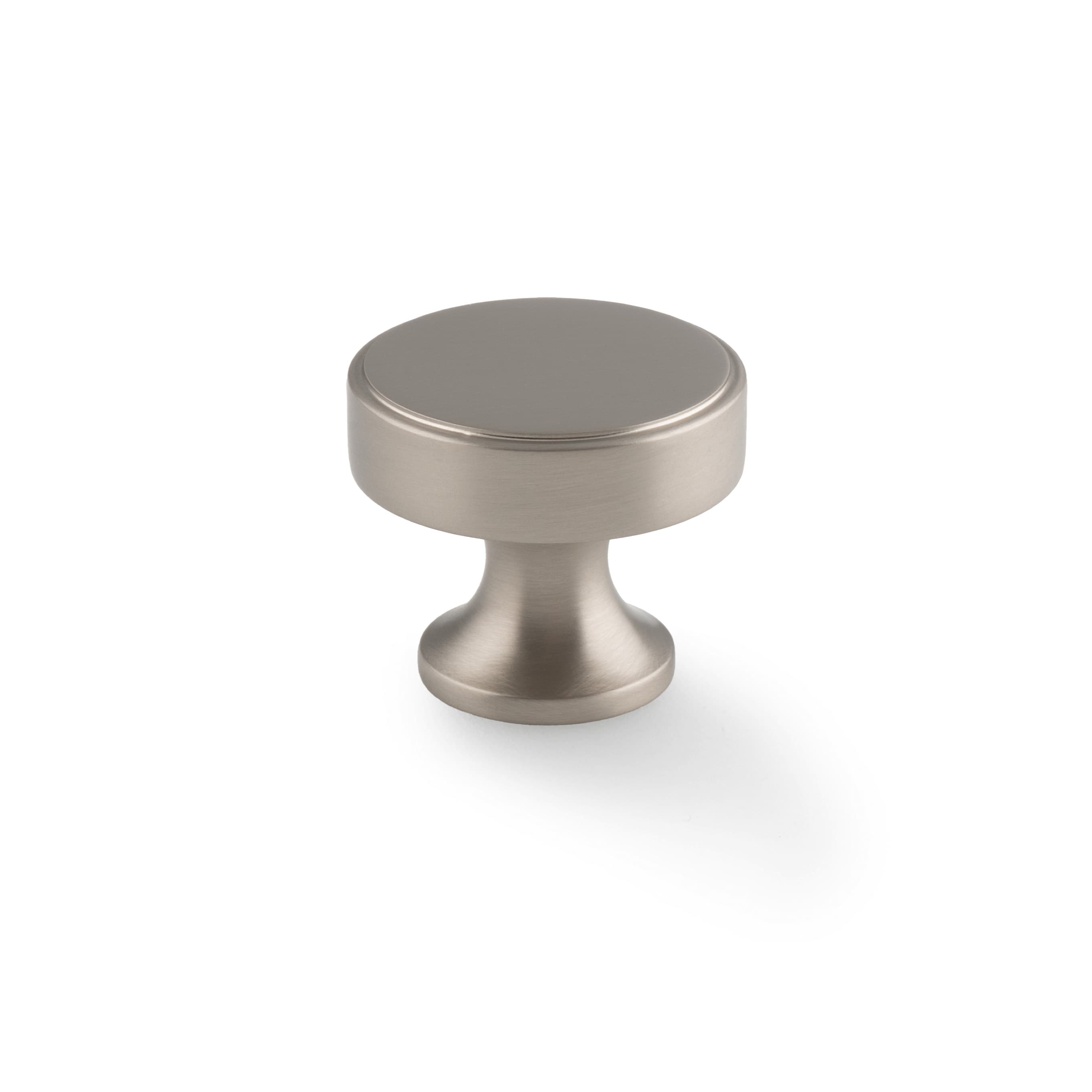 Havana | Knop i Rustfri Stål finish Ø 38 mm x D 32,5 mm Alexander & Wilks AW855-38-SN FINICC