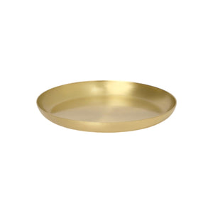 Basho Tray - Round - Brass