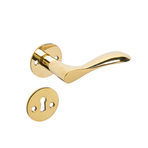 Bellevue | Dörrhandtag i Blank Mässing med Lack - 2025 model