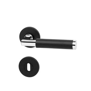 Brighton | Dörrhandtag i Krom / Svart