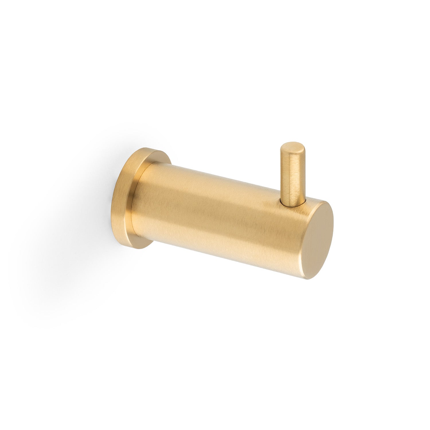 Brunel Plain | Knage i Børstet Messing med Lak Ø 18 mm x D 48 mm Alexander & Wilks AW777SBPVD FINICC