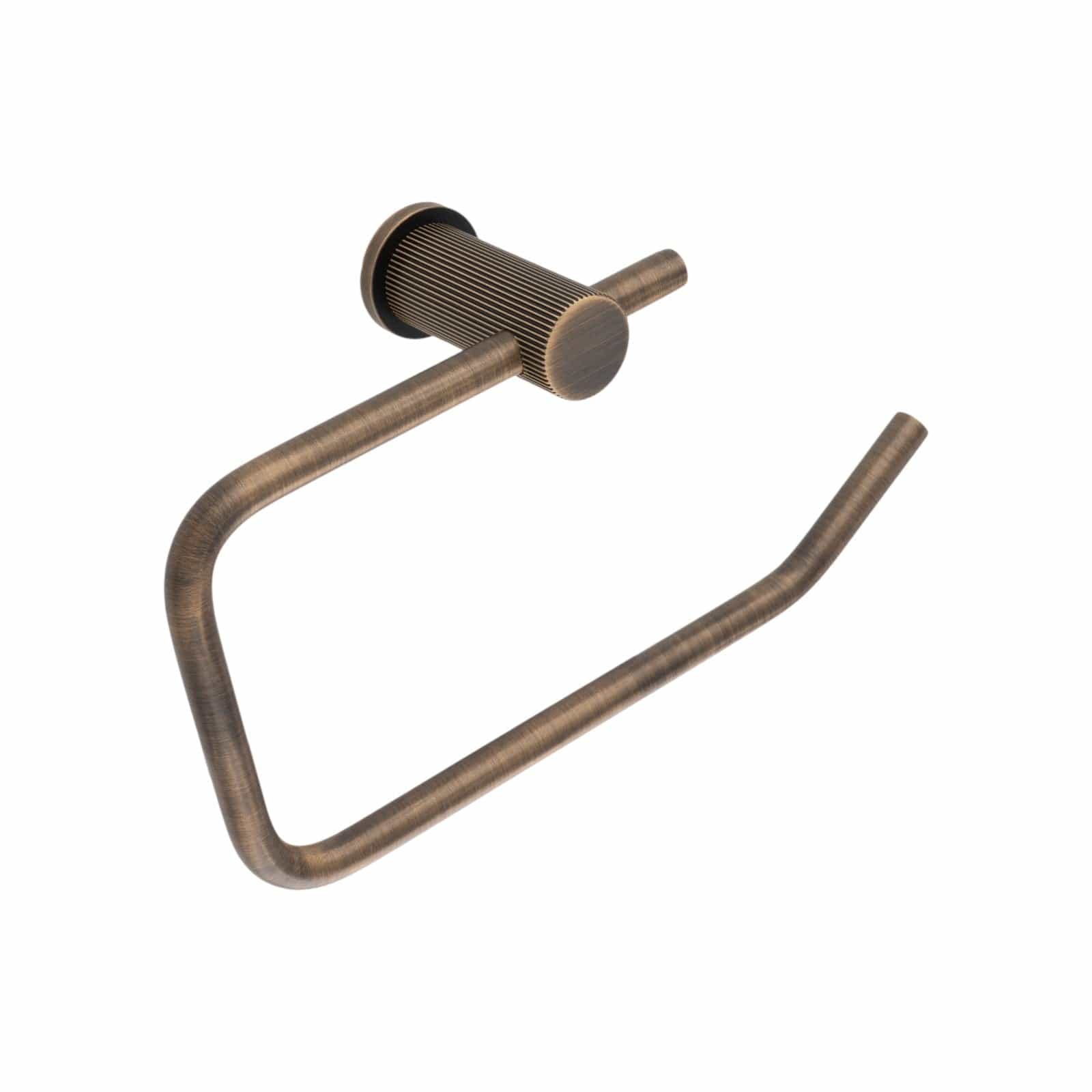Brunel Reeded | Toiletrulleholder i Antik Messing Alexander & Wilks AW452AB FINICC