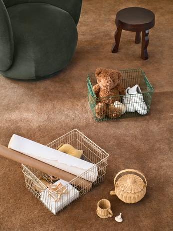 Cala Stackable - Set of 2 | Kurv i Cashmere L 20 cm x L 36 cm ferm LIVING FL-1104269878 FINICC