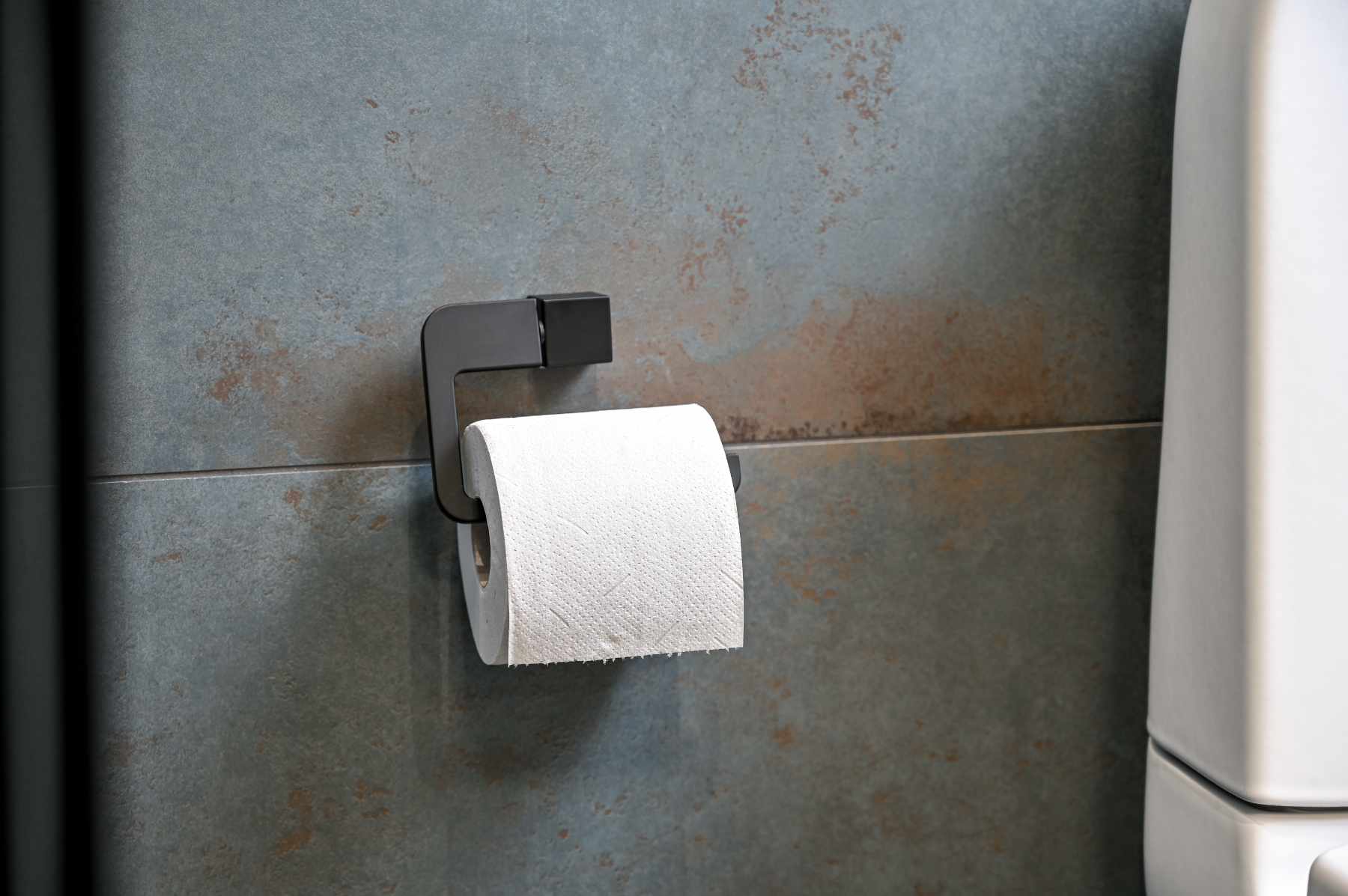 Cannes | Toiletrulleholder i Mat Sort Theofils TF-17000032 FINICC