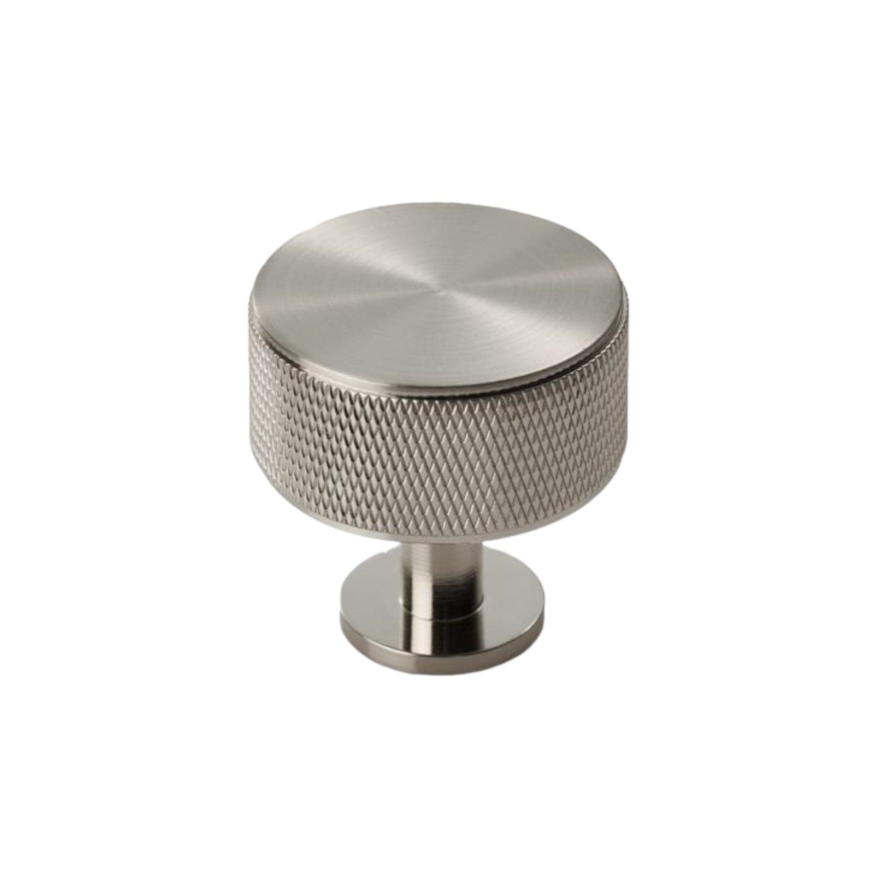 Carlisle Cross Radio | Knop i Børstet Rustfrit Stål Finish Ø 35 mm x D 34 mm Carlisle Brass FTD703SN FINICC