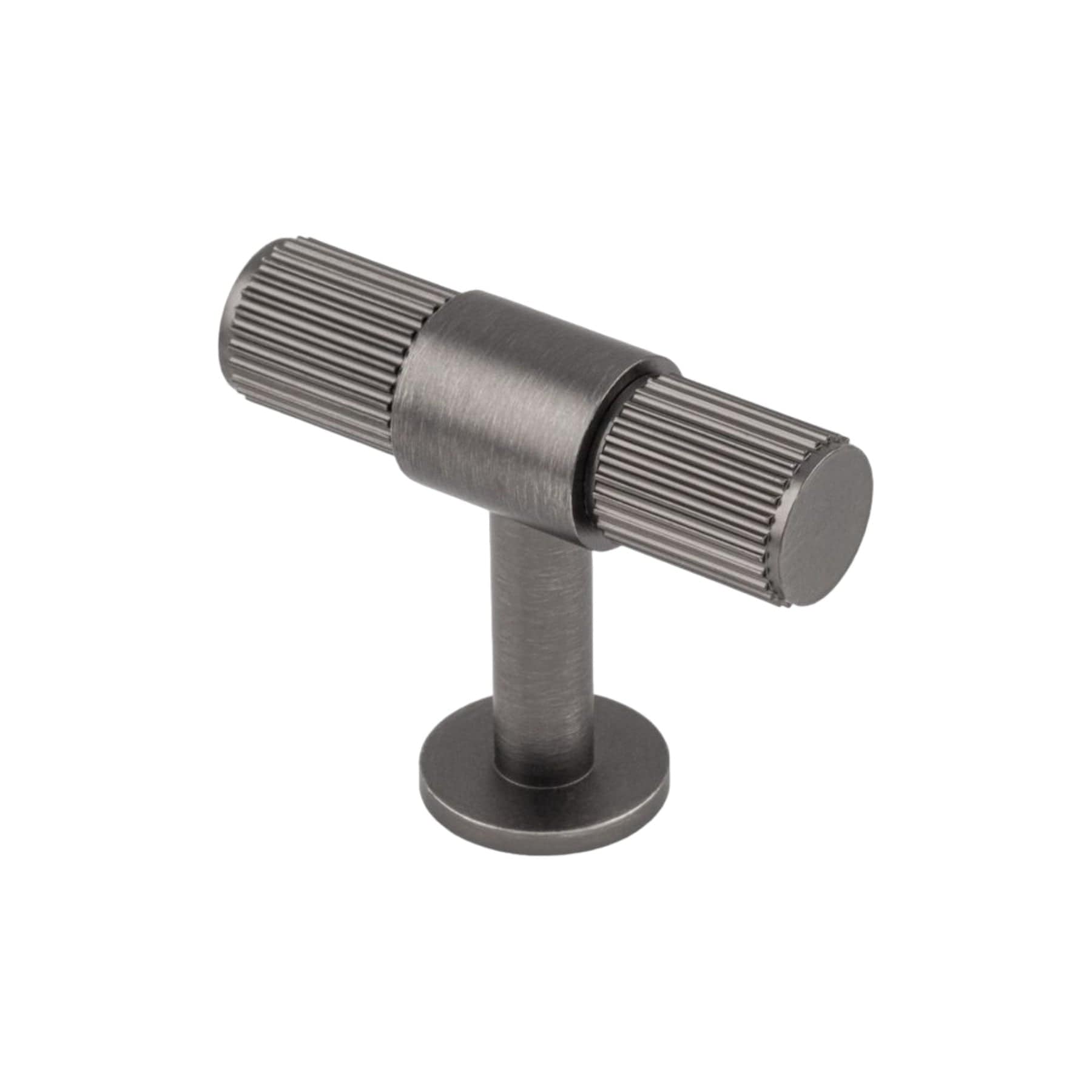 Carlisle Lines T-Bar | Greb/Knop i Antrasit Grå L 50 mm x D 40 mm Carlisle Brass FTD711ANT FINICC