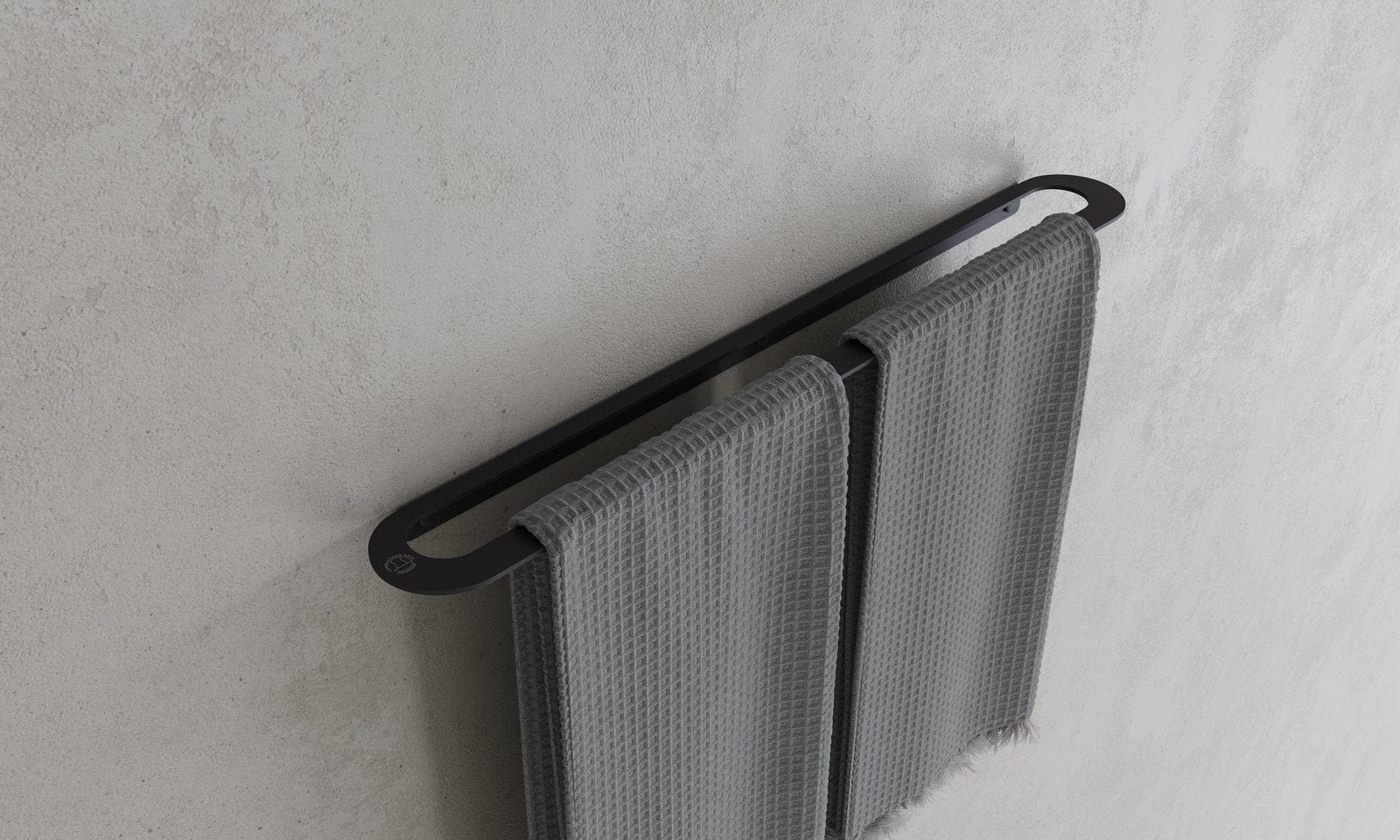 CB 100 | Håndklædeholder 60 i Mat Sort Copenhagen Bath CB-40040100 FINICC