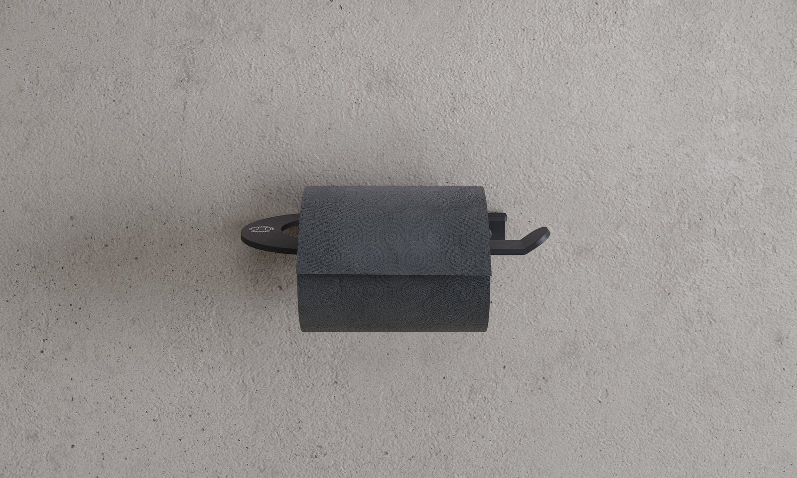 CB 100 | Toiletrulleholder i Mat Sort Copenhagen Bath CB-40040101 FINICC