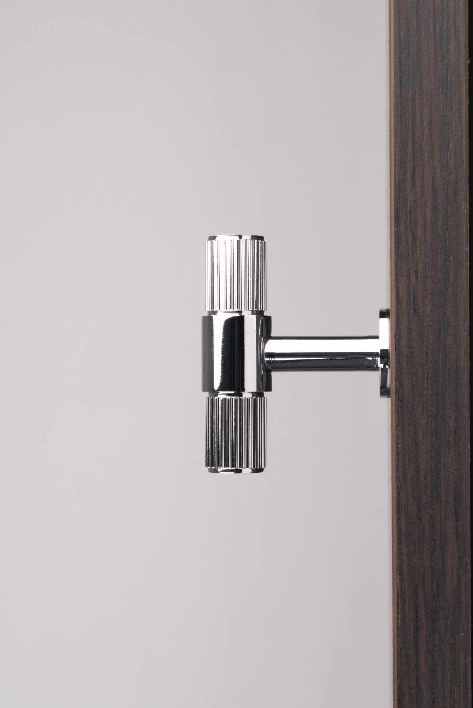 CB Lines T-Bar | Greb/Knop i Blank Krom L 50 mm x D 40 mm Carlisle Brass FTD711CP FINICC