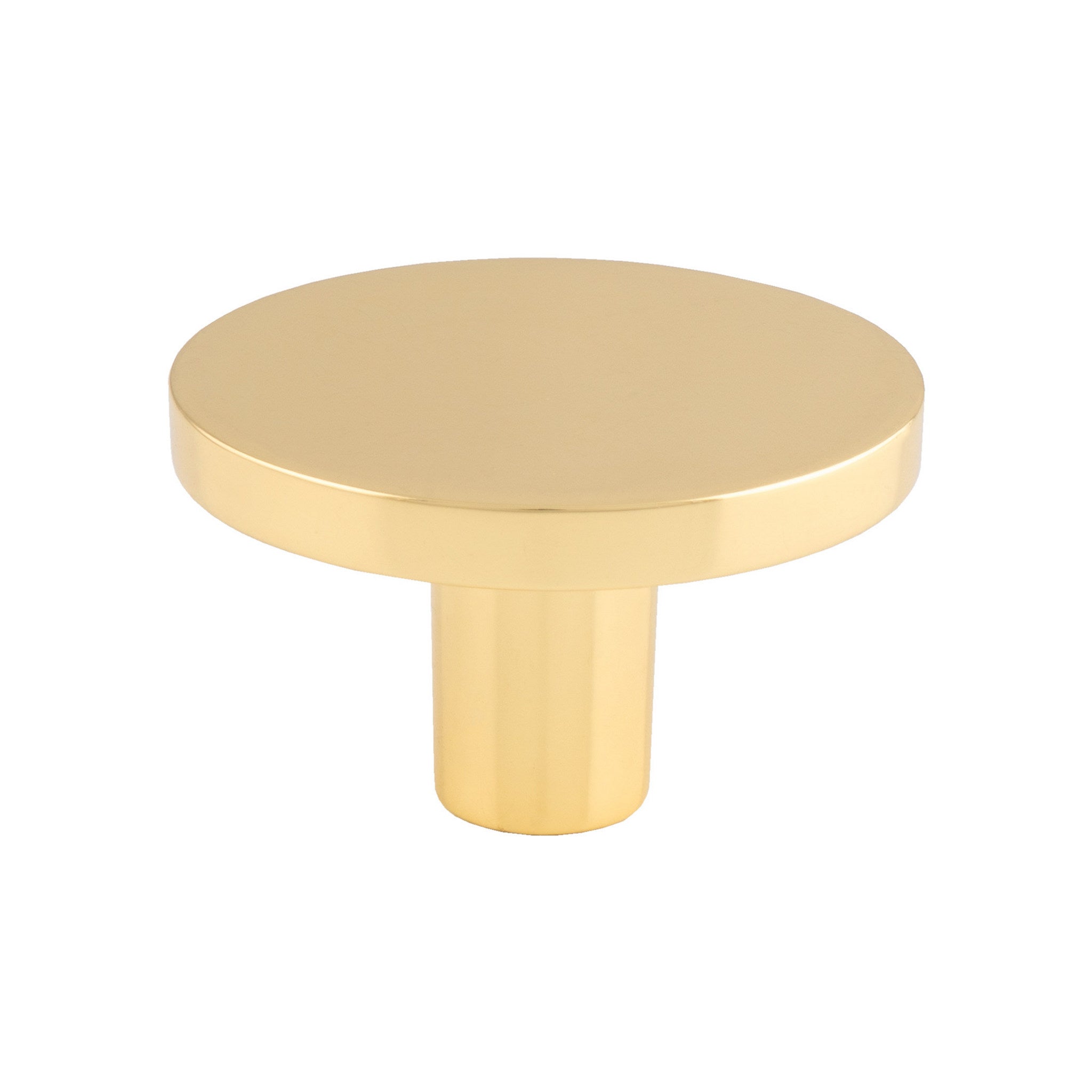 Circu | Knop i Blank Messing med Lak Ø 41 mm x D 25 mm Carlisle Brass FTD348BPB FINICC