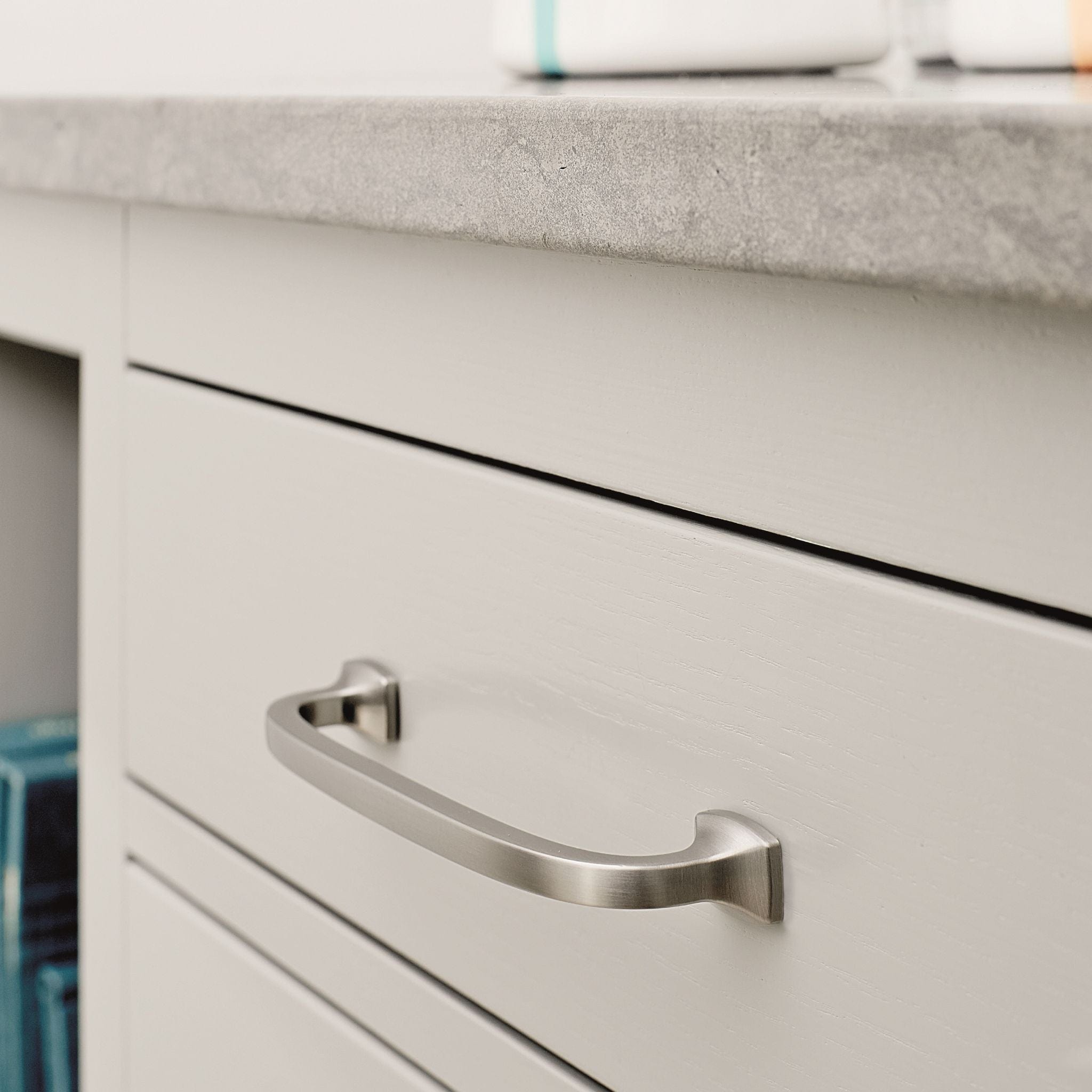 Classic | Greb i Rustfrit Stål Finish L 186 mm (C/C: 160 mm) Furnipart FP-536460160-66 FINICC