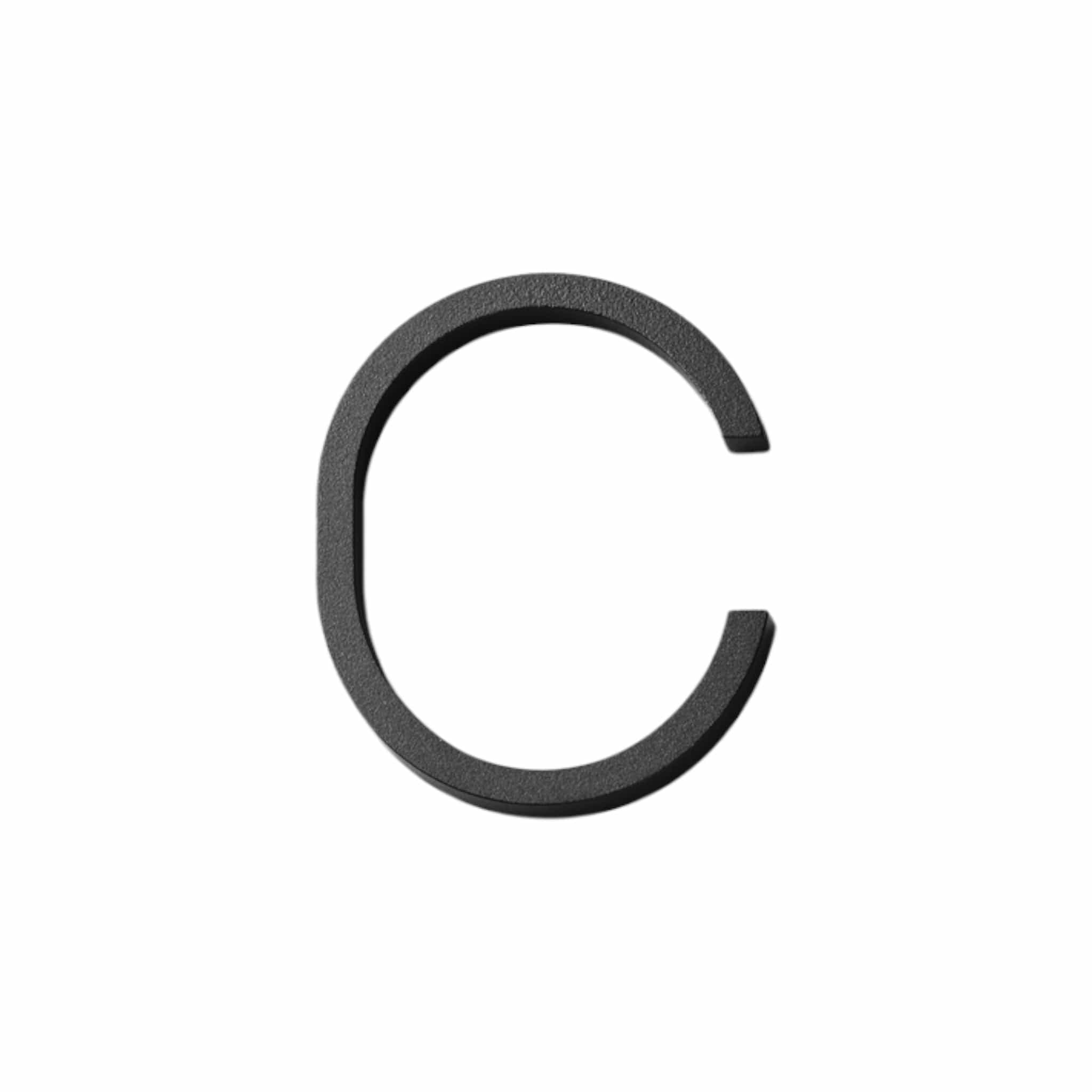 Contemporary Small | Husnummer och -bokstäver i Svart