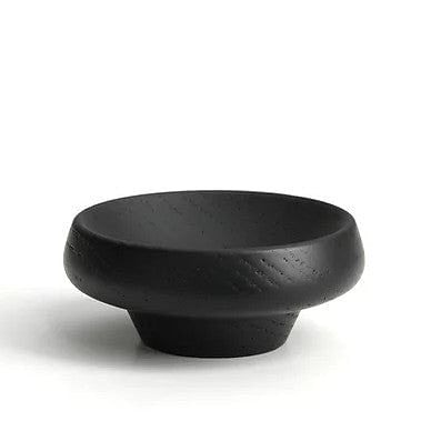 Cork | Møbelknop eller Knage i Sortbejdset Træ Ø 66 mm x D 27,5 mm The Oak Men OM-52021 FINICC