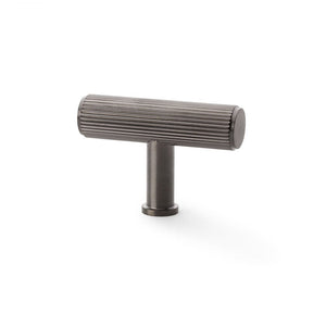 Crispin T-Bar Reeded | Handtag/Knopp i Dark Bronze