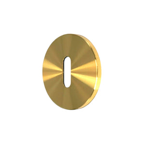 Cross/Linear Oval | Nyckelskylt i Mässing - med lack (1 set)