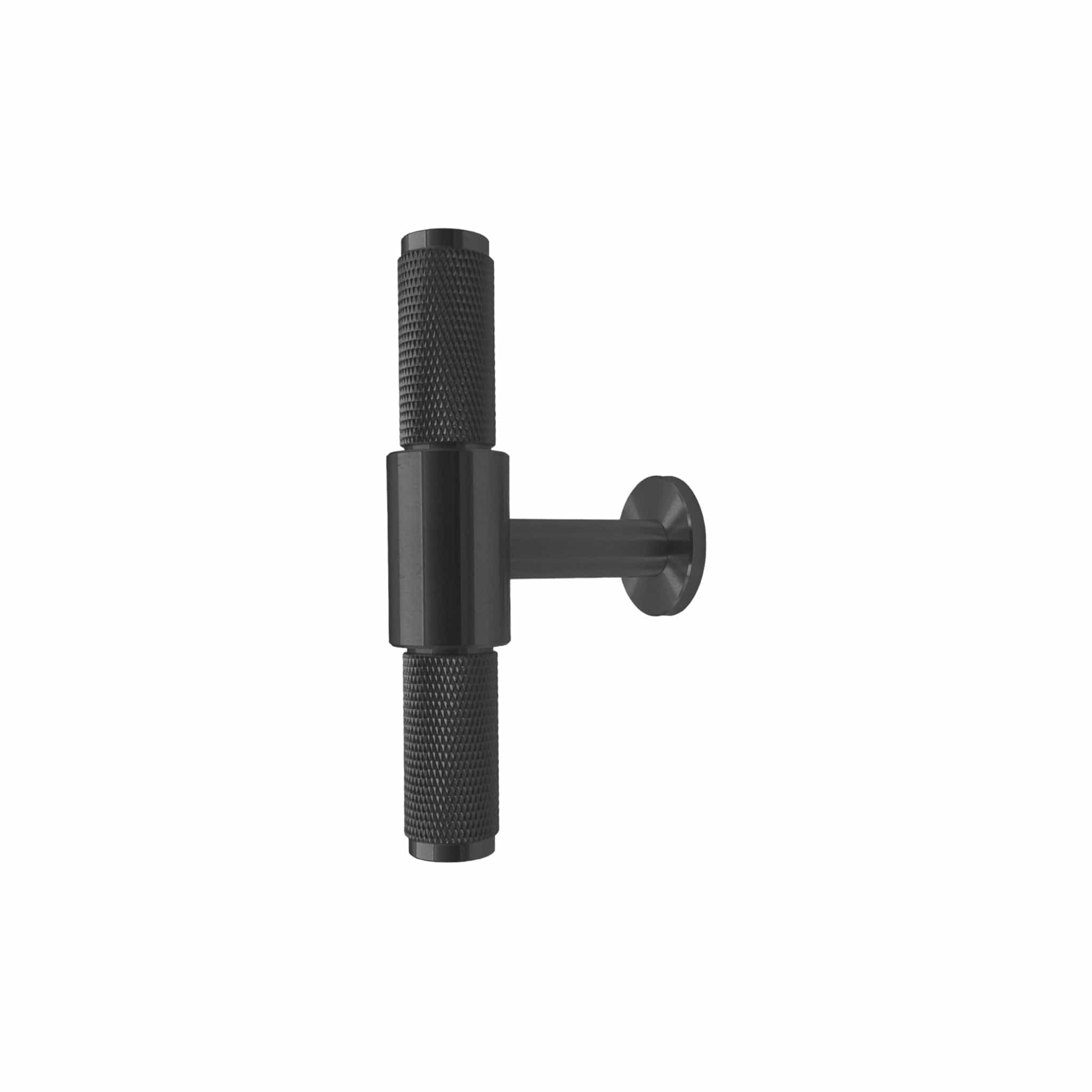 Cross T-Bar | Greb/Knop i Bruneret Messing (Smoked Bronze) uden Lak L 95 mm x D 50 mm Buster + Punch BP-UK-TB-H-SM-C FINICC