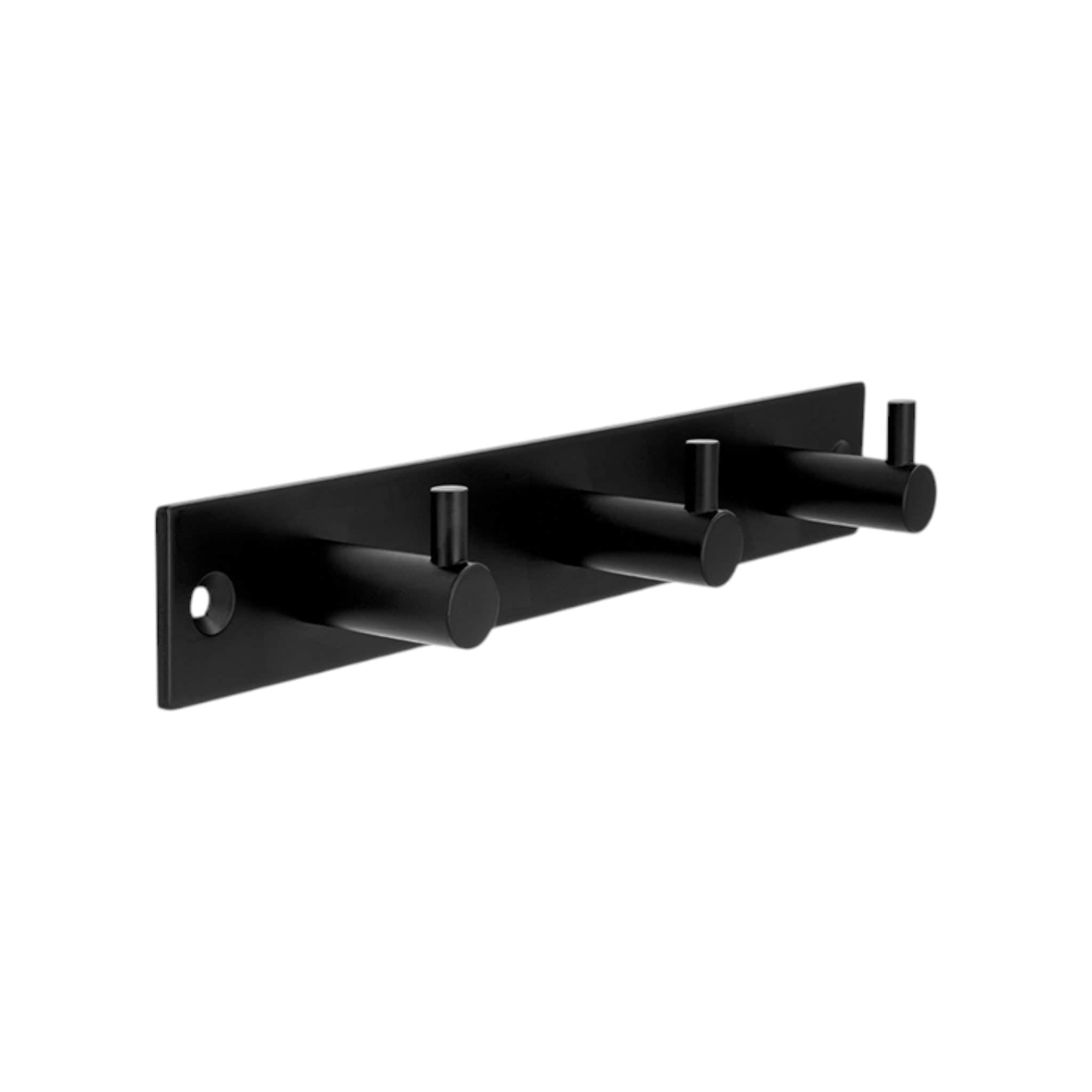 Cura | Knagerække i Mat Sort L 19 cm x B 3,8 cm SIRO SR-2578-190PB12V1K FINICC