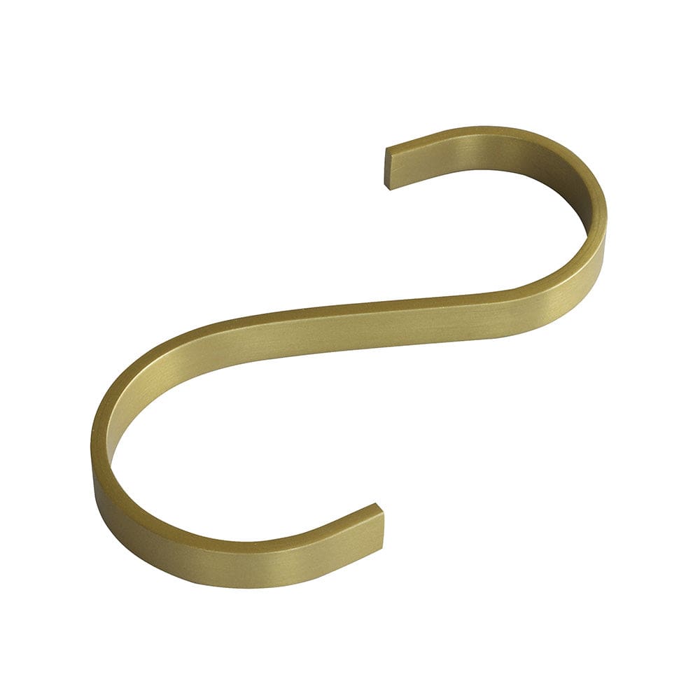 Curvy | S-Krog - Børstet Messing L 7 mm x B 98 mm MOUD Home MH-211650 FINICC