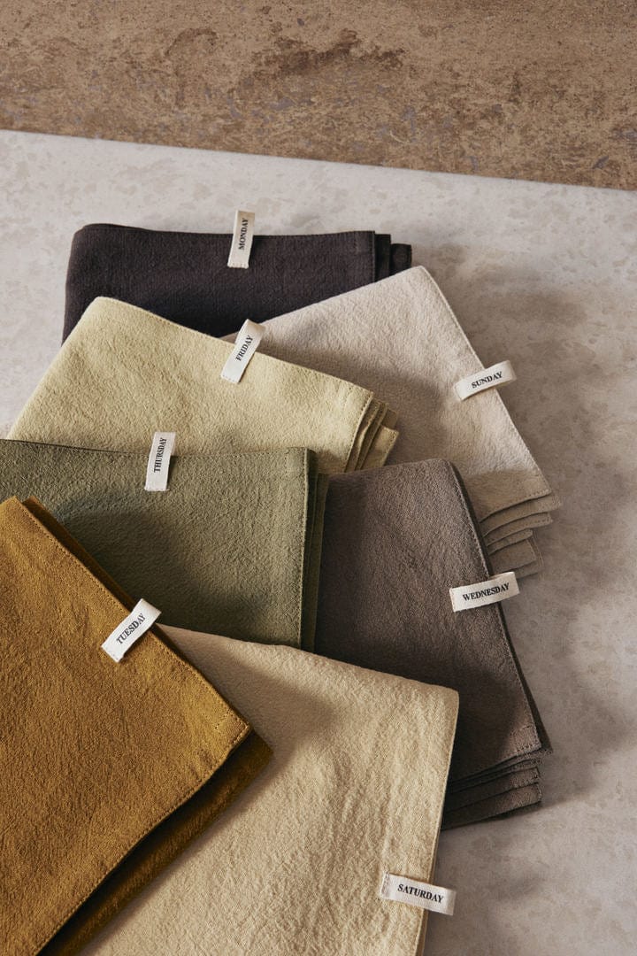 Day Tea Towel - Set of 7 - Calm