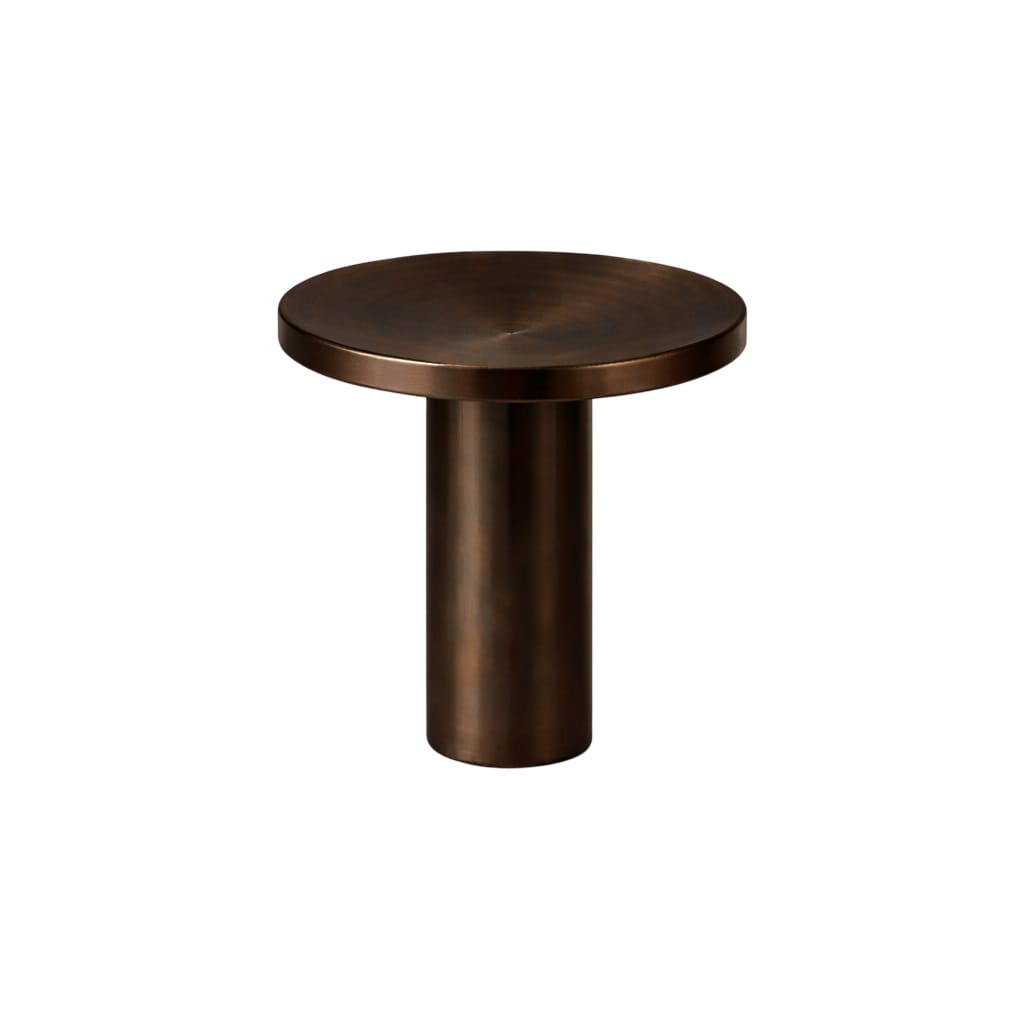 Deep | Knop i Bruneret Messing uden Lak Ø 18 mm x D 20 mm I-Refine KC-250053 FINICC