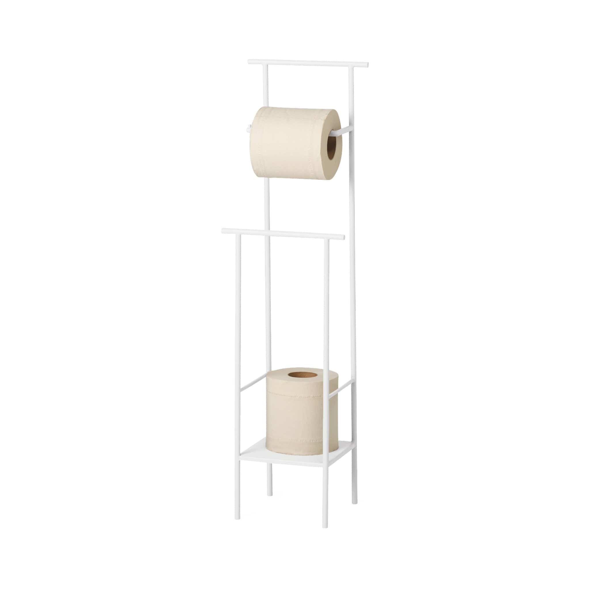 Dora | Toiletrulleholder i Hvid L 61,7 mm x B 17,5 mm Ferm Living FL-1104269856 FINICC