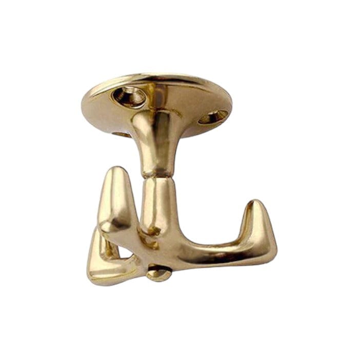 Drejekrog 107 | Knage i Blank Messing Med lak Ø 50 mm Sibes KC-202230 FINICC