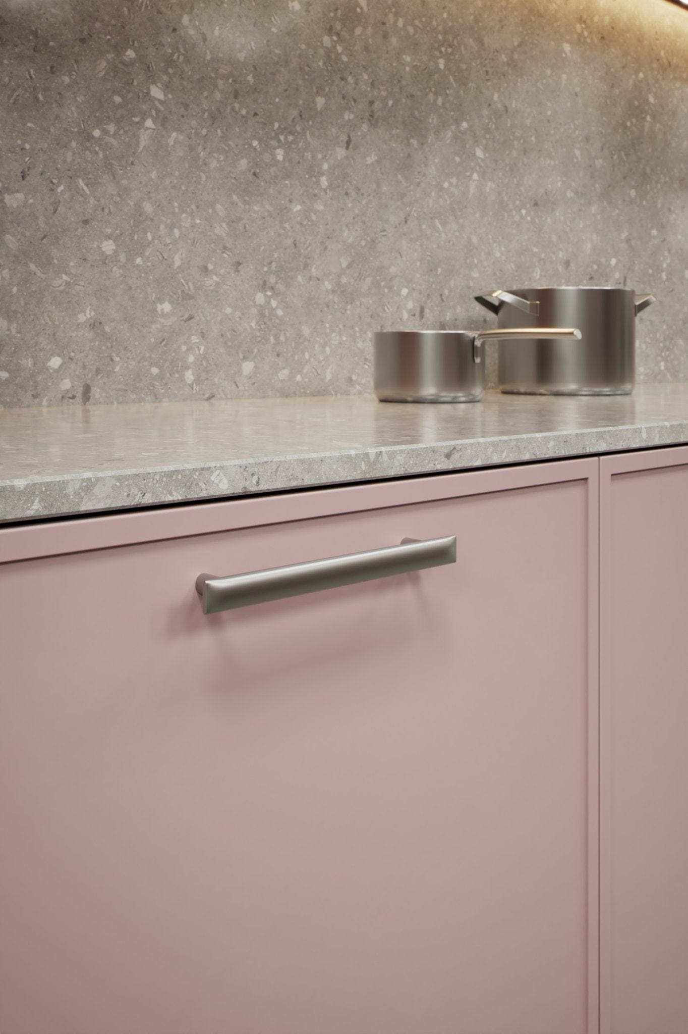 Flow | Greb i Børstet Rustfrit Stål Finish Furnipart FINICC