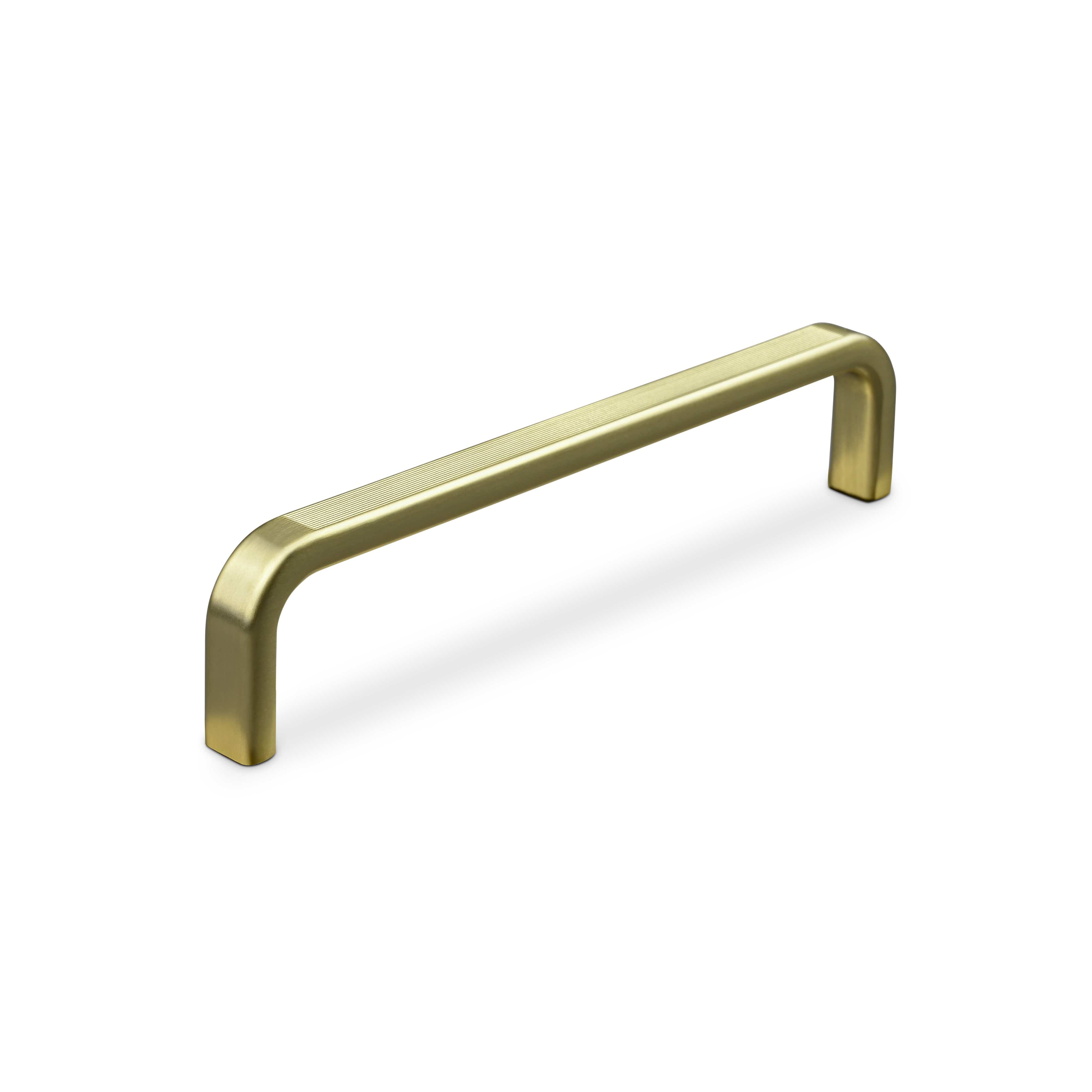 Gardone Stripe | Handtag i Borstad Mässing Finish