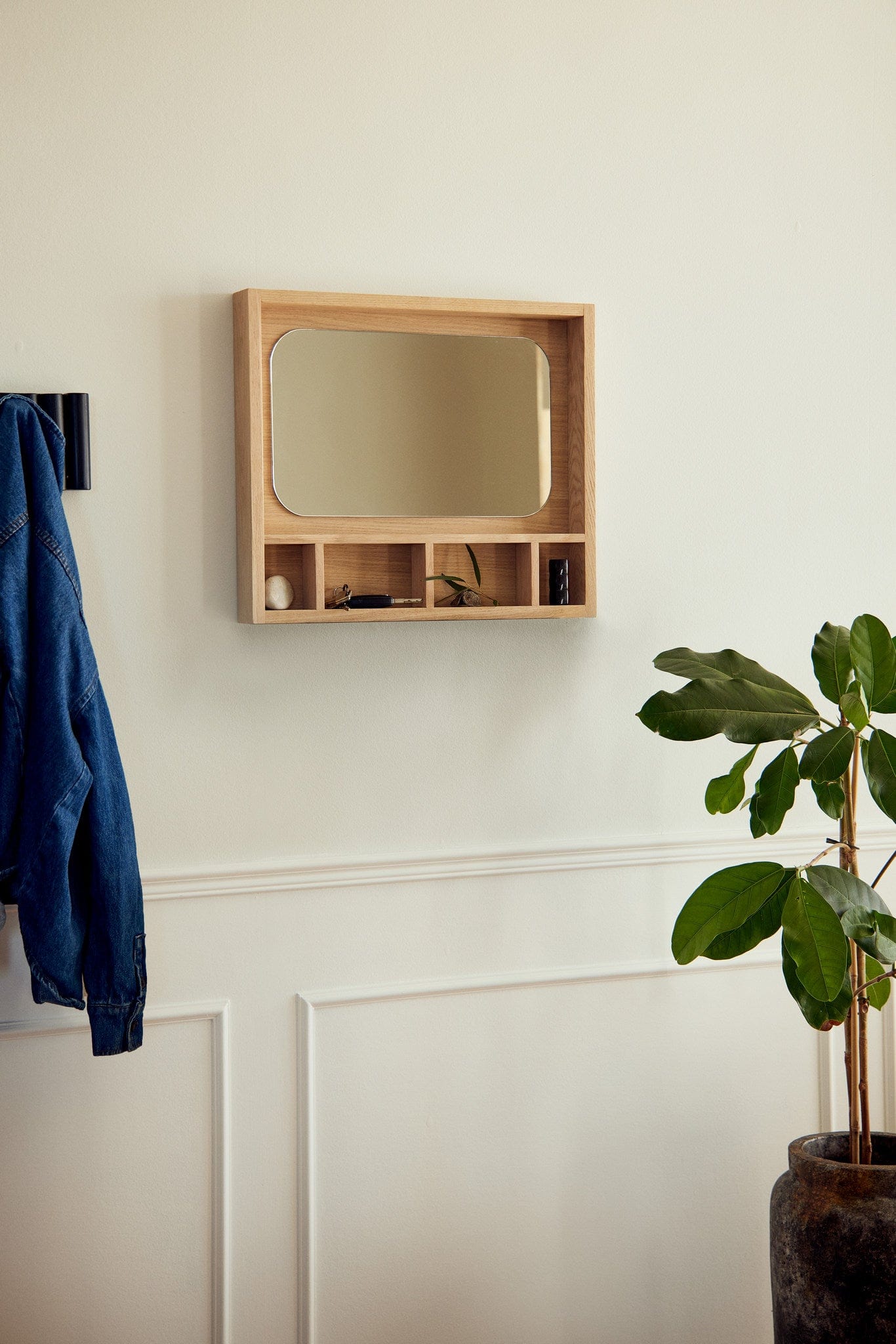 Glance | Spejl i Eg L 52 cm x B 45 cm Andersen Furniture AF4-404020 FINICC