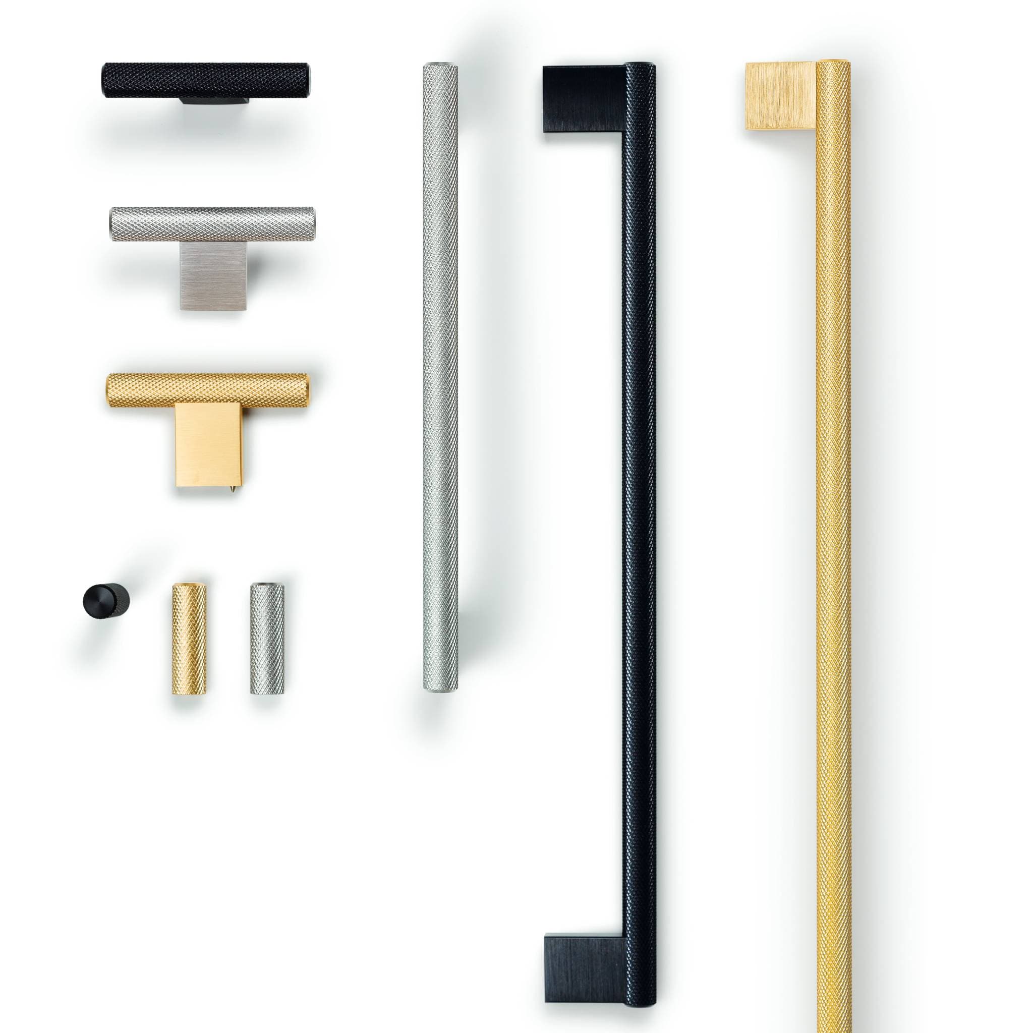 Graf Mini T-Bar | Greb/Knop i Børstet Sort L 60 mm x D 33 mm Viefe VF-0430060L30 FINICC