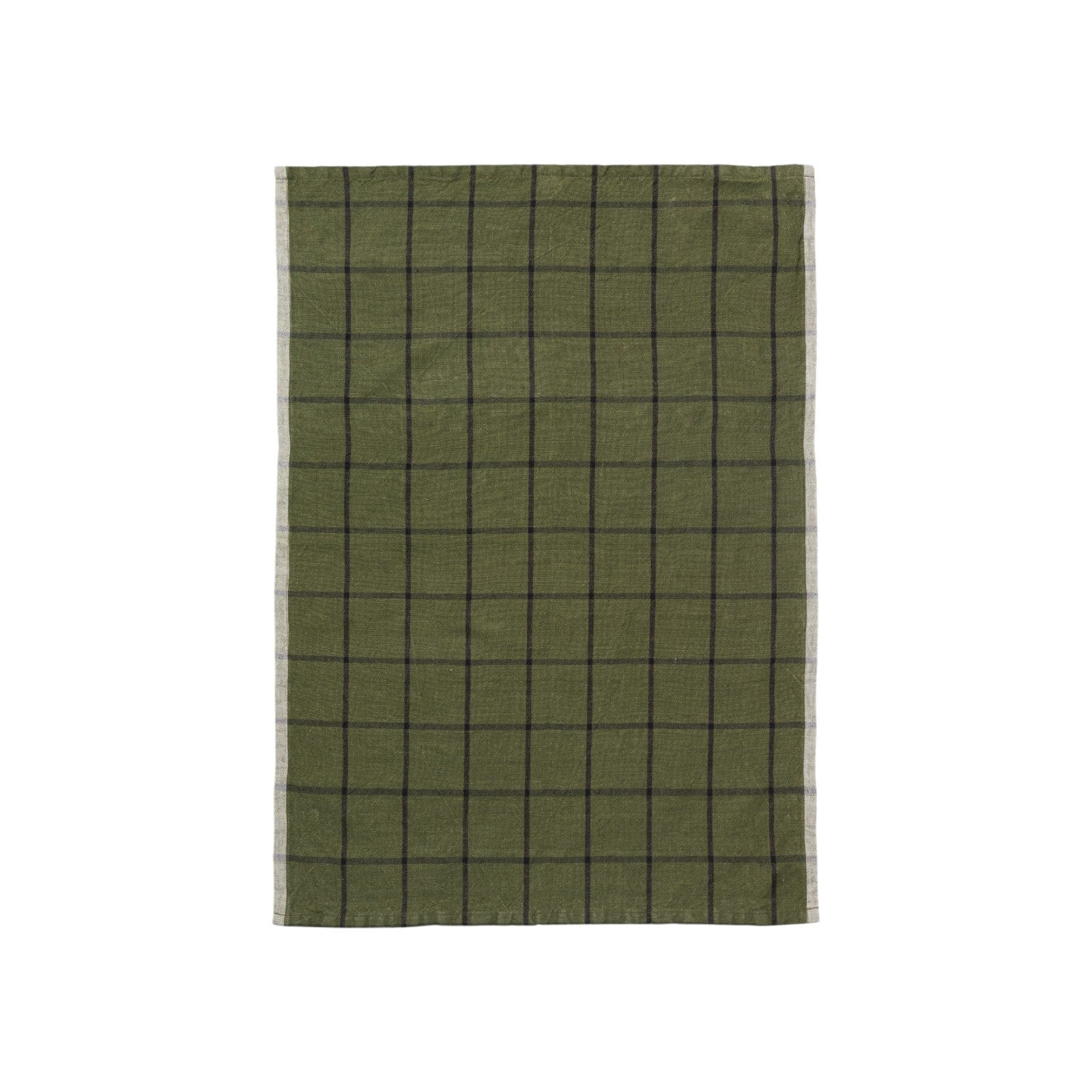 Hale Tea Towel - Green/Black