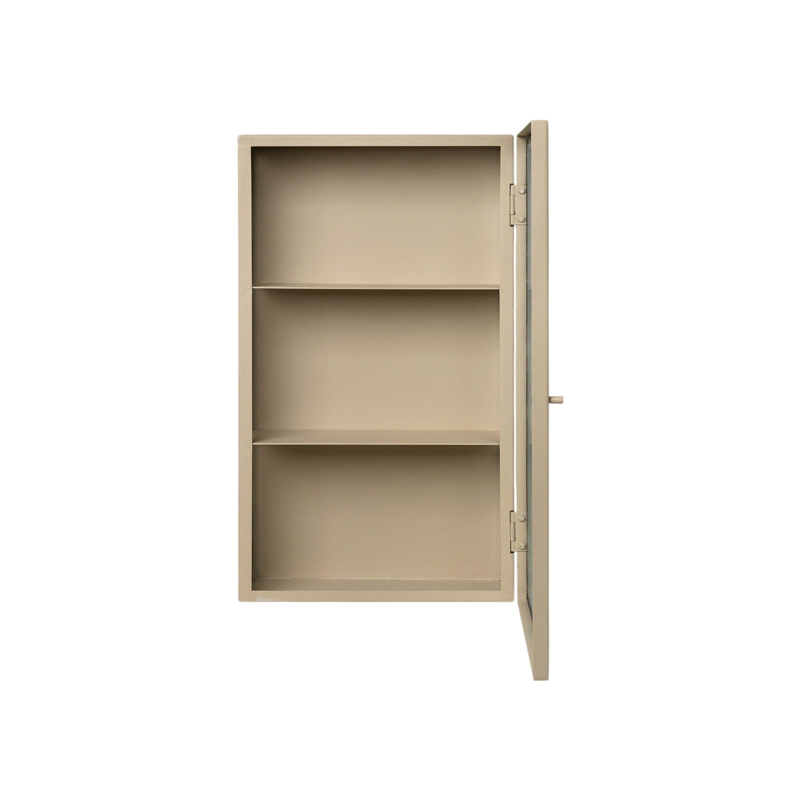 Haze Wall Cabinet - Reeded Glass - Cashmere