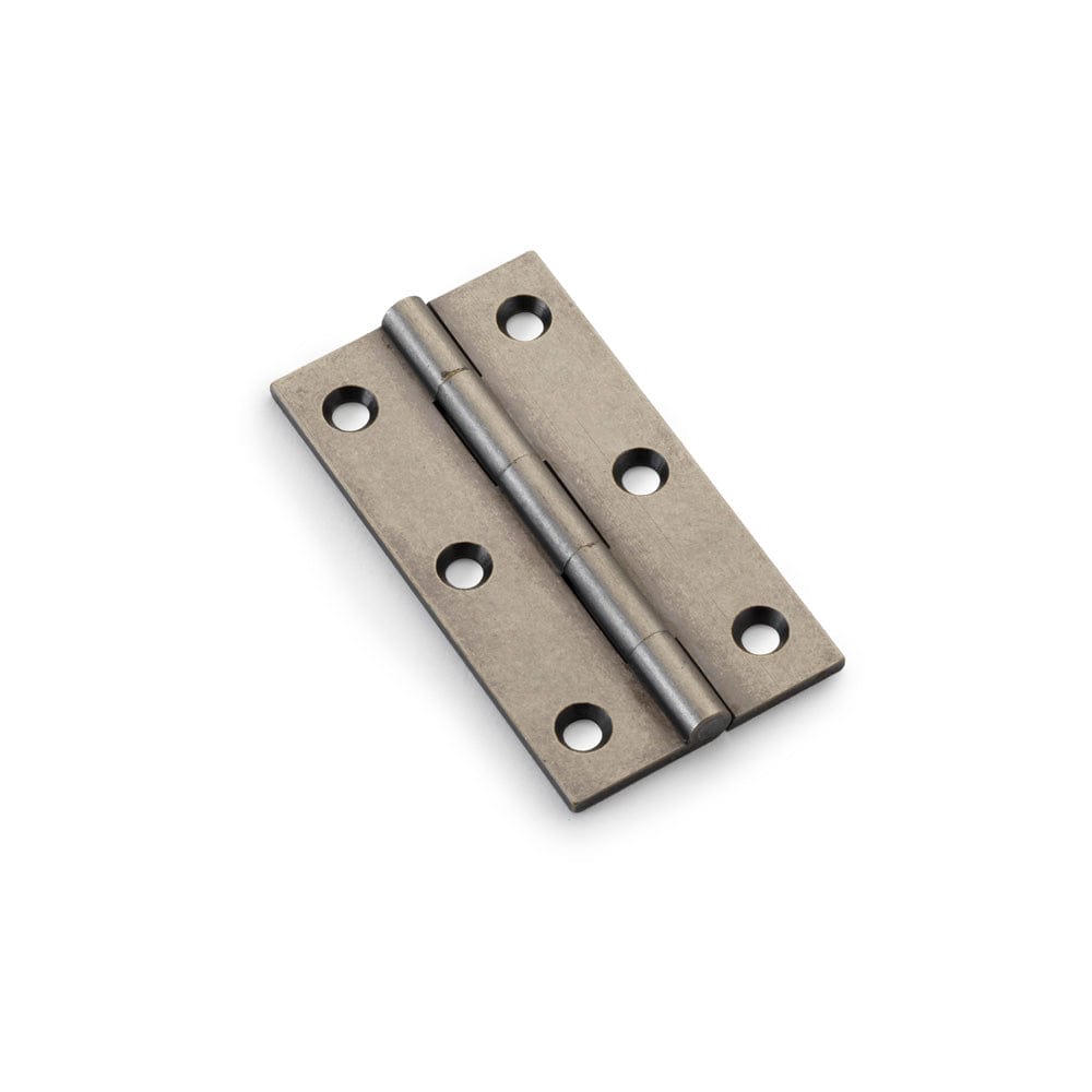 Heavy Pattern | Møbelhængsel i Antik Tin L 75 mm x B 41 mm Alexander & Wilks AW075-CH-PWT FINICC