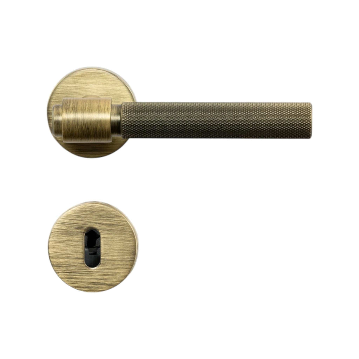 Helix Cross | Dørhåndtag i Antik Bronze L 150 mm (C/C 30 mm) Beslag Design 751010-41 FINICC