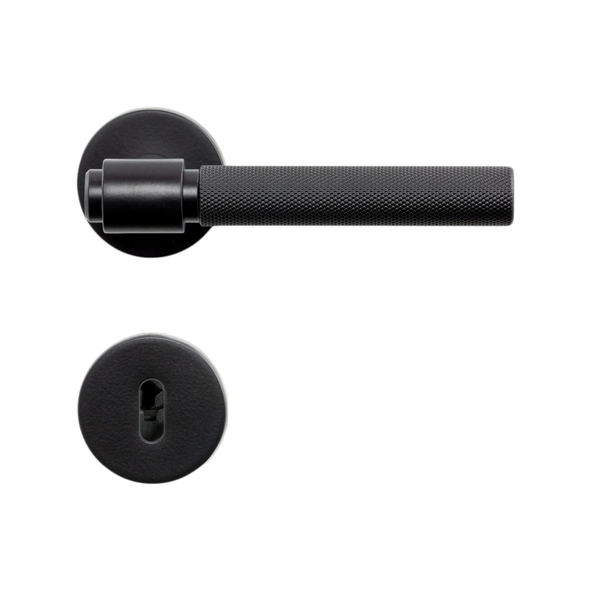 Helix Cross | Dørhåndtag i Mat Sort L 150 mm (C/C 30 mm) Beslag Design 751011-41 FINICC