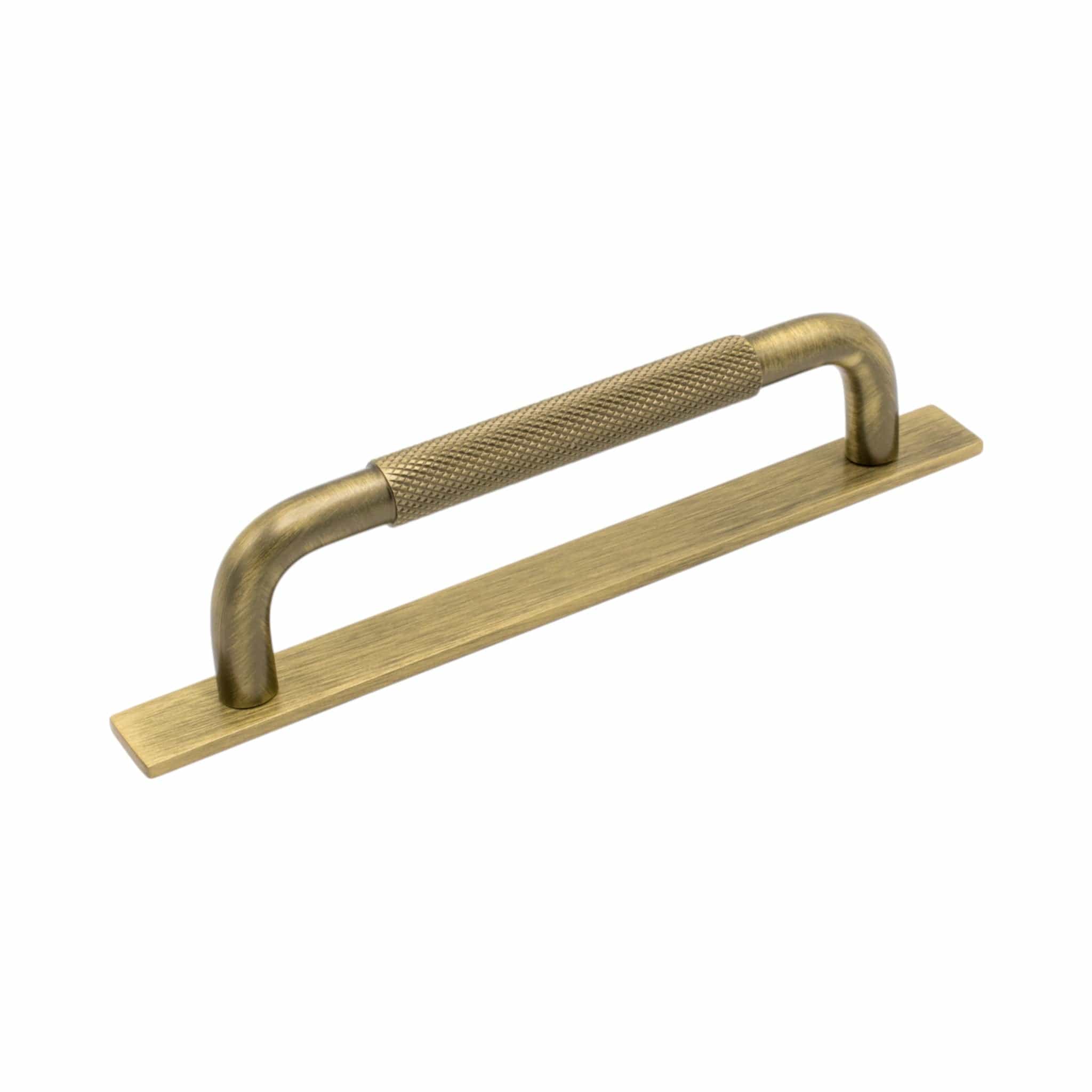 Helix Cross | Greb i Antik Bronze  - med bagplade L 170 mm (C/C 128 mm) Beslag Design 309081-11 FINICC