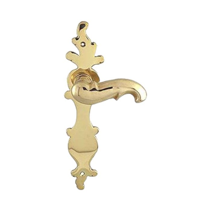 Hellerup 82 | Dørhåndtag i Blank Messing uden Lak på Langskilt Et Al KC-200174 FINICC