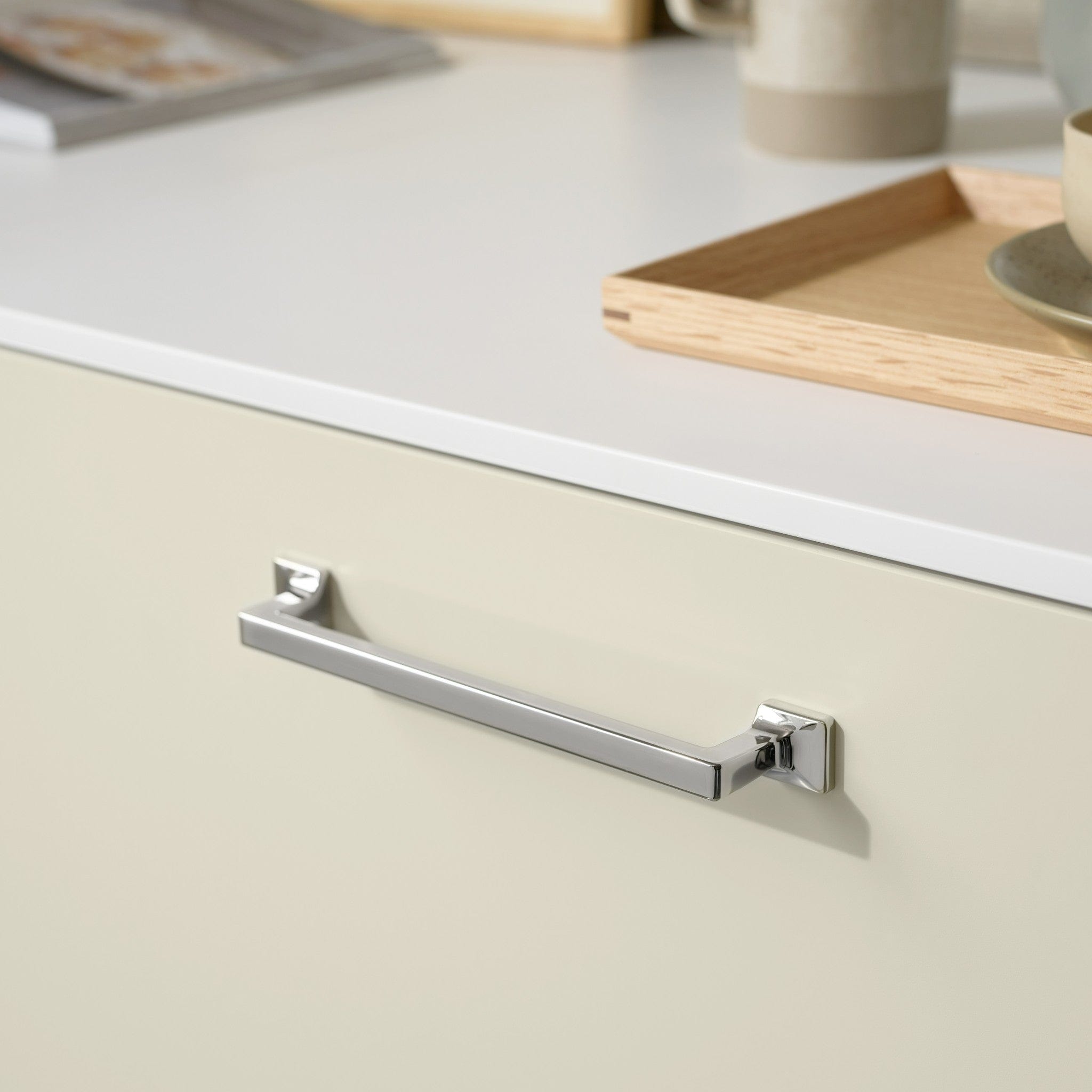 Heritage | Handtag i Blank Nickel