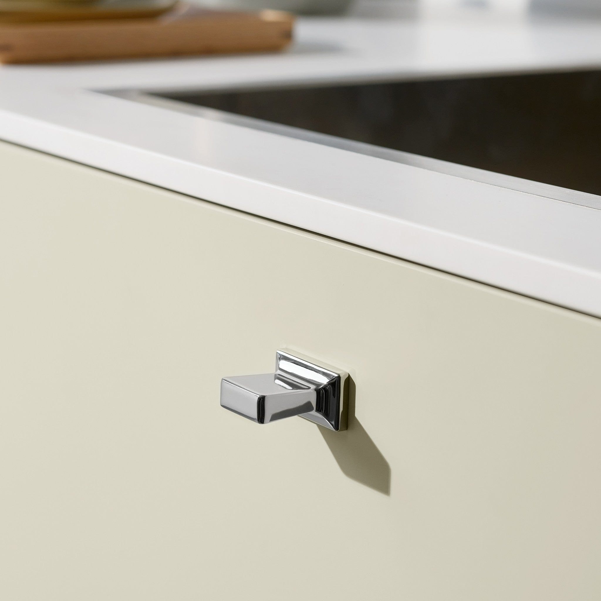 Heritage | Handtag/Knopp i Blank Nickel