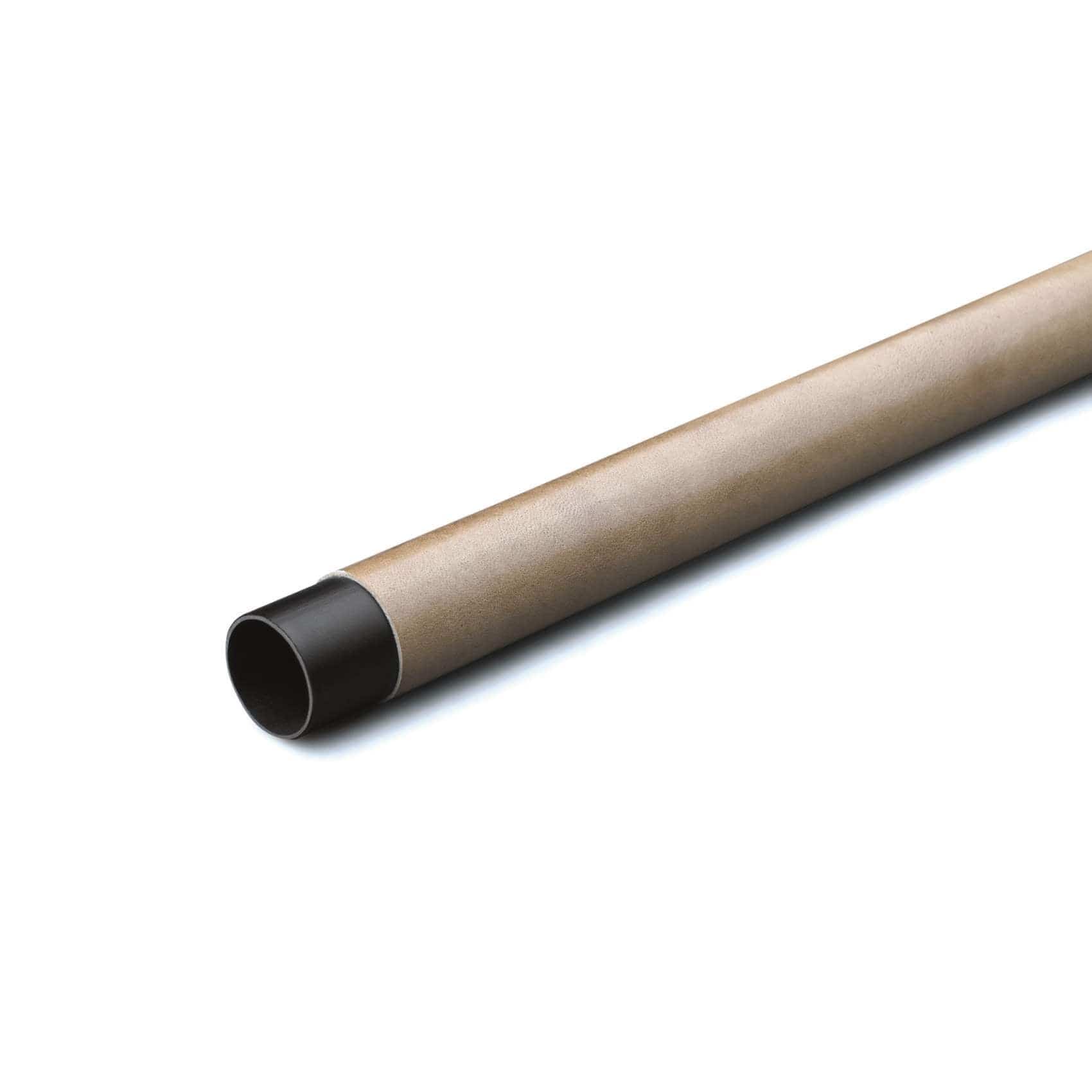 Heritage Skin | Bøjlestang i Lys brun Læder / Sort L 358 mm x D 25 mm Theofils TF-157002 FINICC