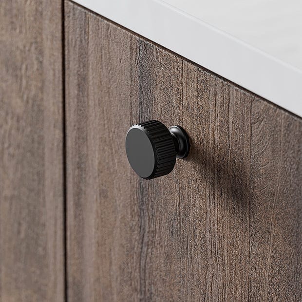 Hint | Knop i Mat Sort Ø 30 mm x D 26 mm SIRO SR-2596-30PB12 FINICC