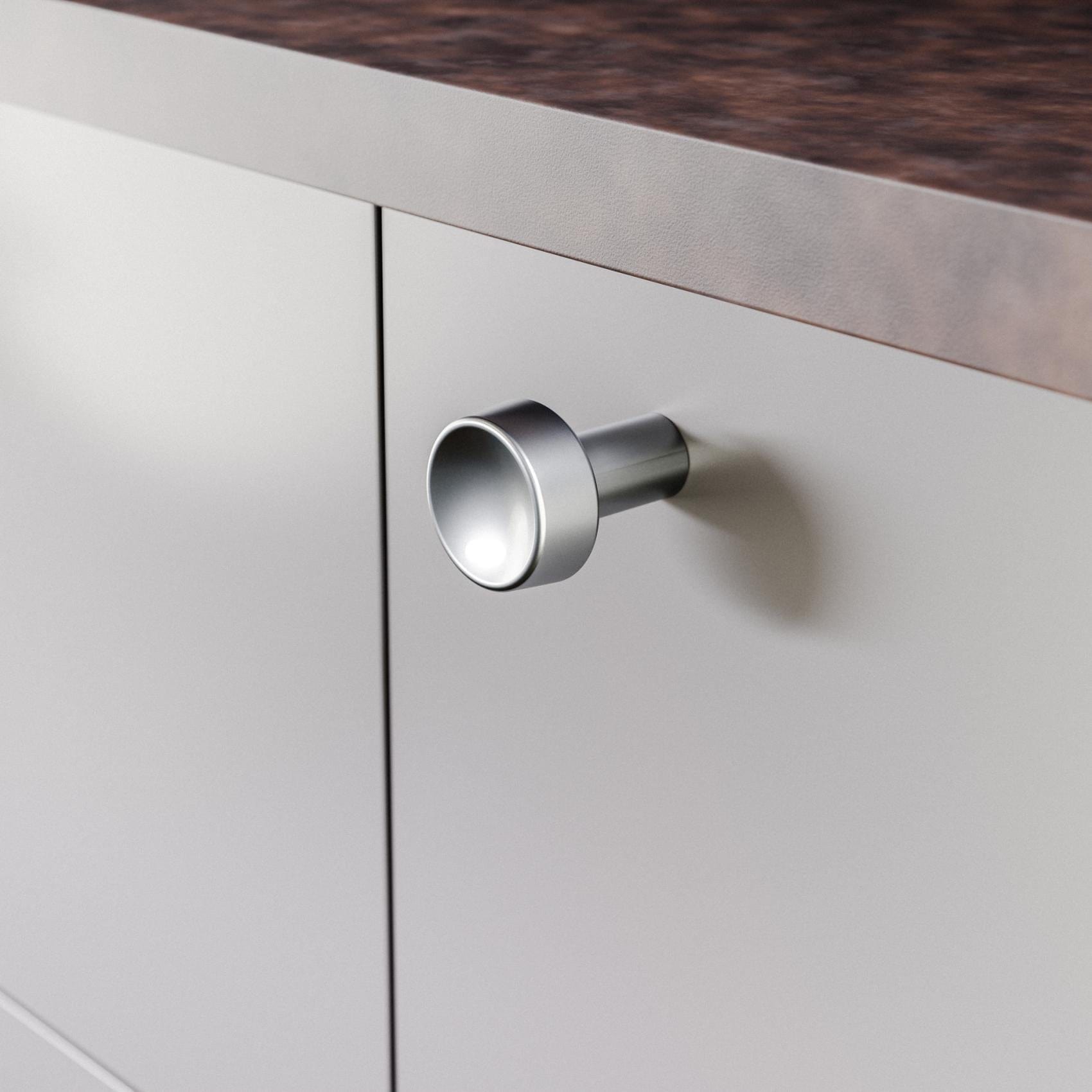 Hjo | Knop i Rustfrit Stål Finish Ø 25 mm x D 32 mm Twentytwo TF-10210093 FINICC