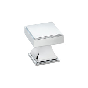 Jesper Square | Knopp i Blank Krom