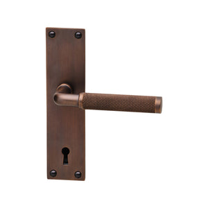 Lexington | Dörrhandtag i Brons - på långskylt