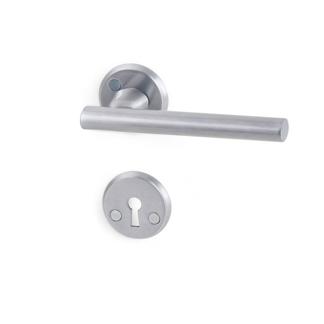 Lyon | Dörrhandtag i Borstad Aluminium
