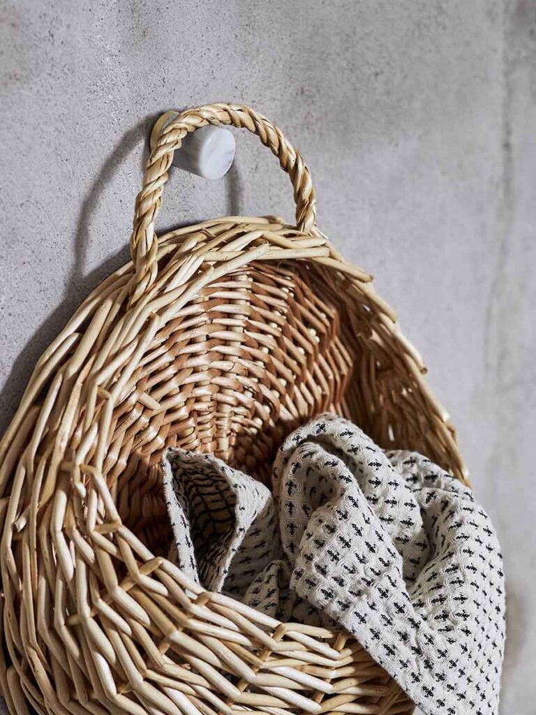 Marble | Knop/Knage i Hvid Marmor/Messing Ø 25 mm x D 30 mm MOUD Home MH-210851 FINICC