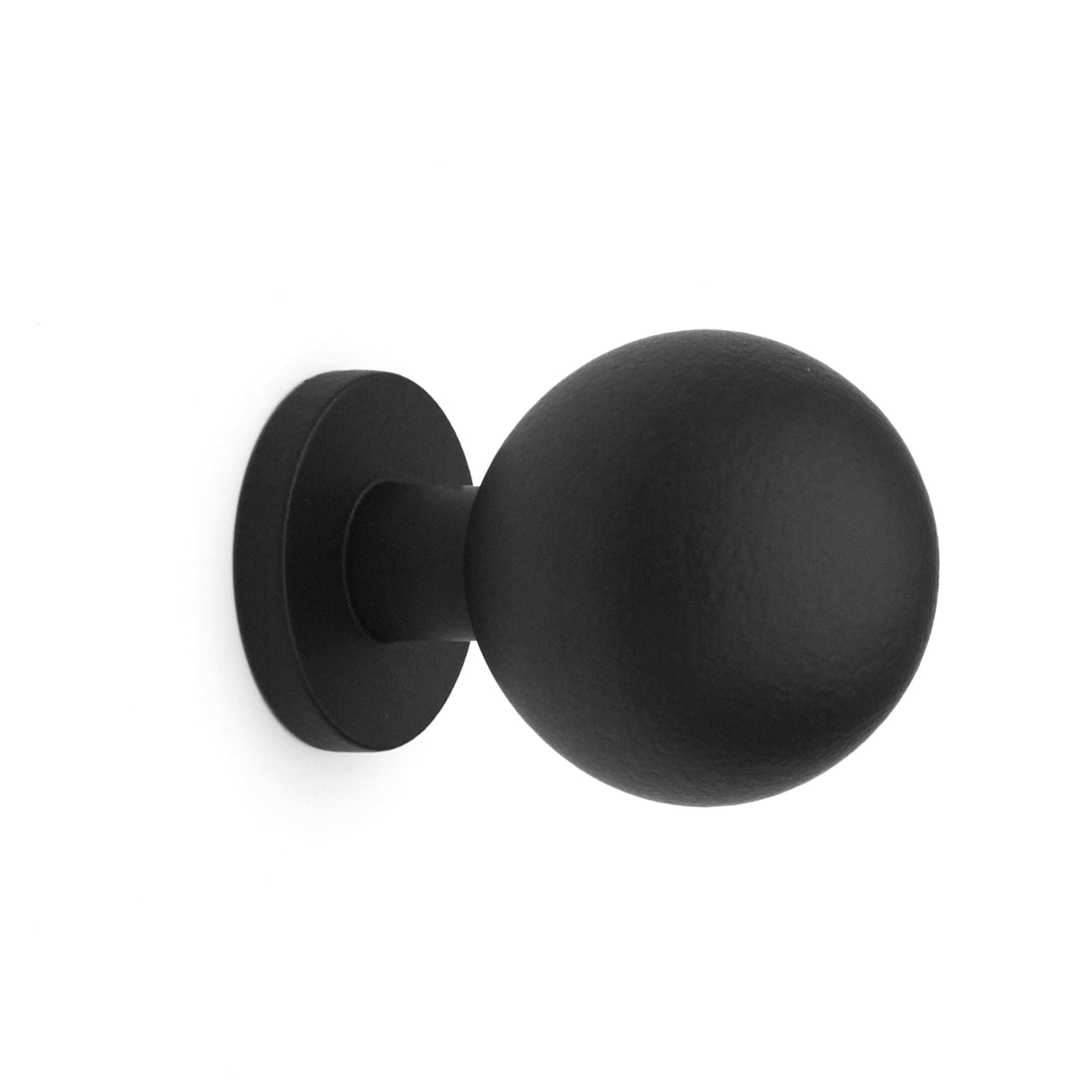 Milton | Knop i Mat Sort Ø 25 mm Habo HB-19177 FINICC