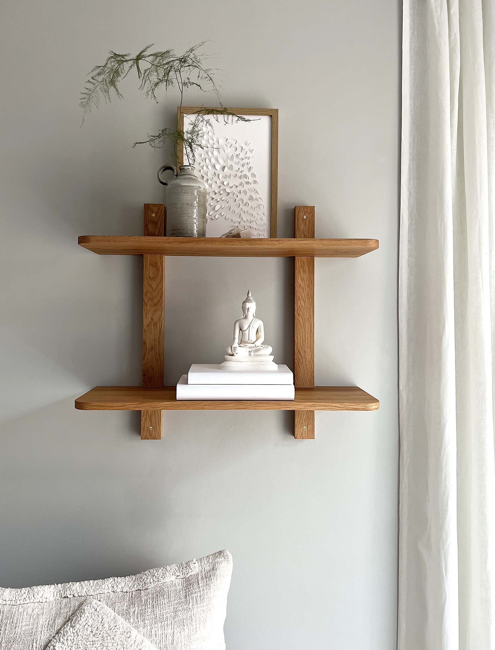 Nord | Hylla i Ek - 60 cm - double